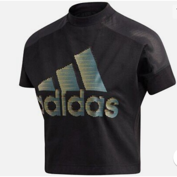 Adidas (Mesh Shoulder) w ID Glam Tee - Picture 3 of 8